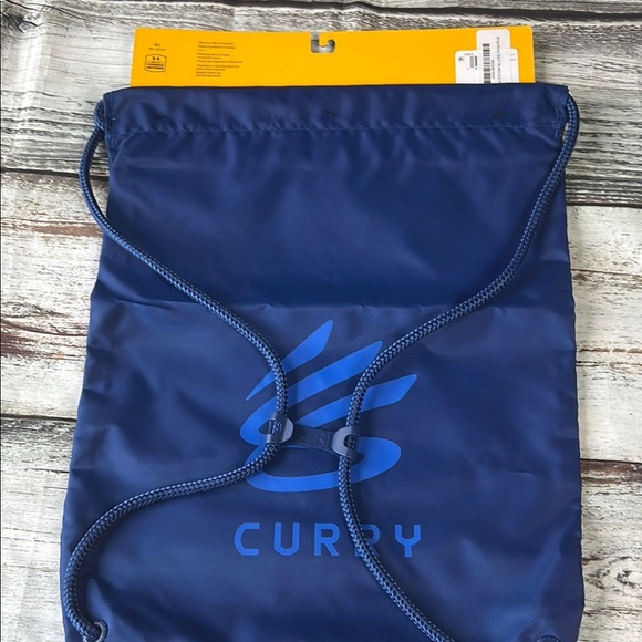 Under Armour Curry SC40 Ozsee Drawstring Backpack Bag | Blue | NWT - Picture 1 of 7